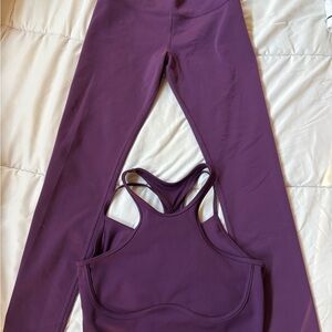 ALO Yoga Deep Purple Activewear